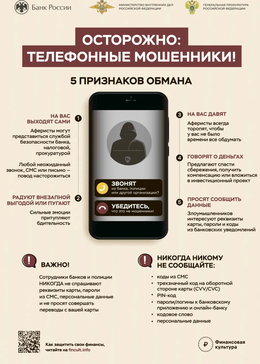 Осторожно: телефонные мошенники!